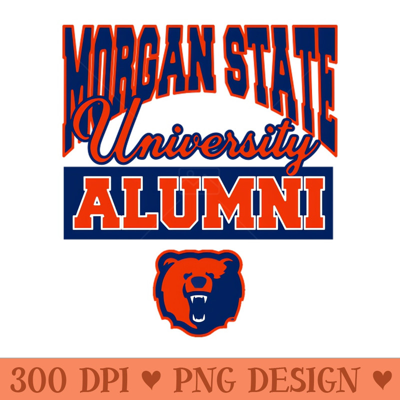 Morgan State 1867 University Apparel - PNG Downloadable Art - Variety