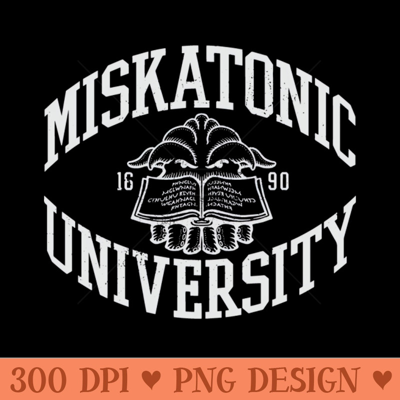 Miskatonic University Vintage - PNG Download Library - Good Value
