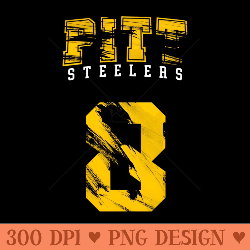 Pitt - Digital PNG Art - Professional Design