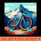 mountain bike bicycle cycling mountain biker cyclist mountains - PNG Clipart - Good Value
