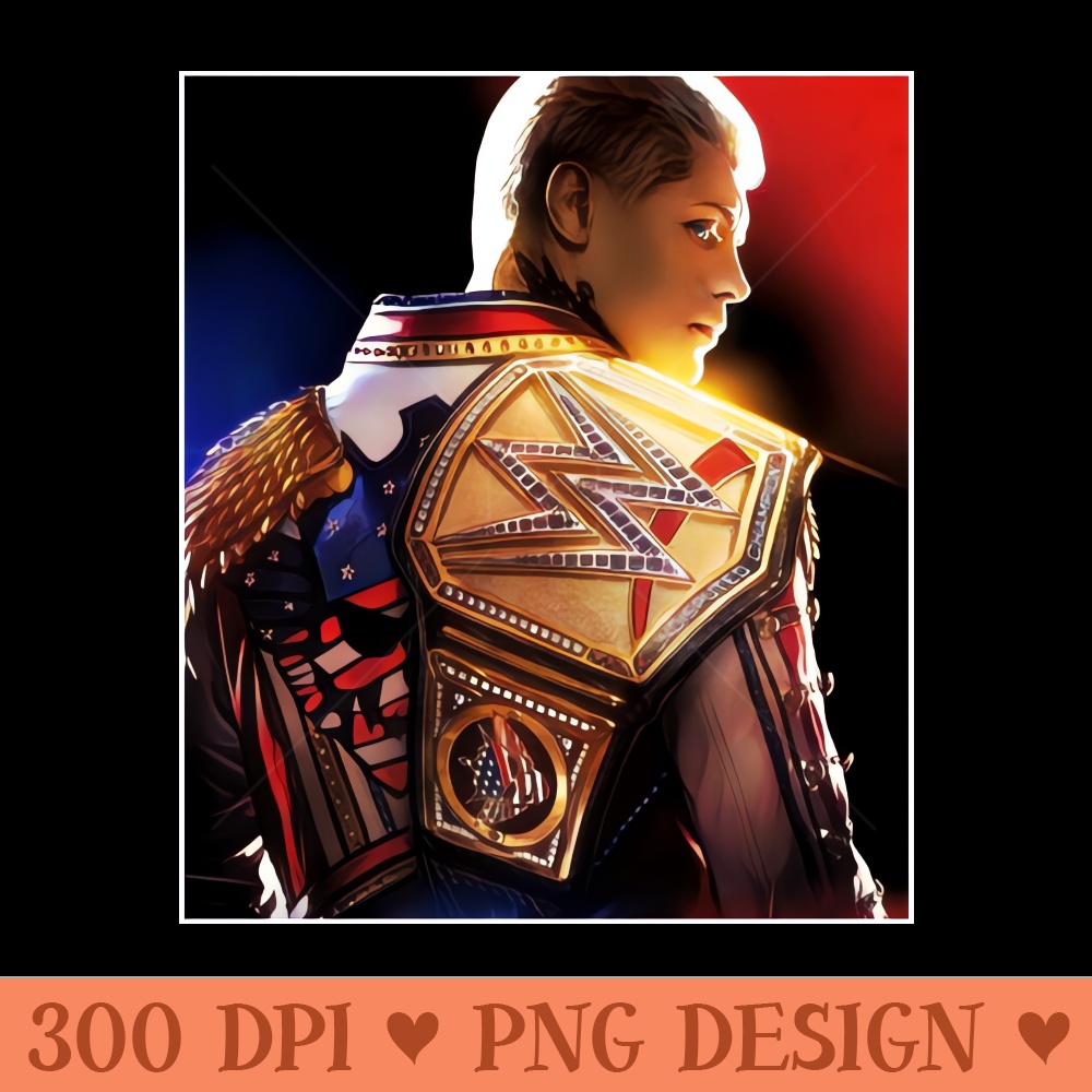The Champion Cody Rhodes - PNG Clipart - High Quality 300 DPI