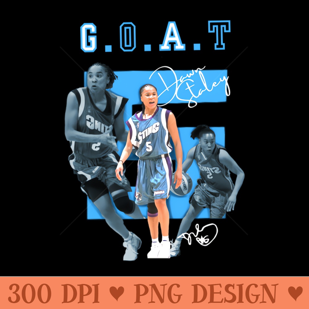 G.O.A.T Dawn Staley - PNG Download Collection - Professional Design