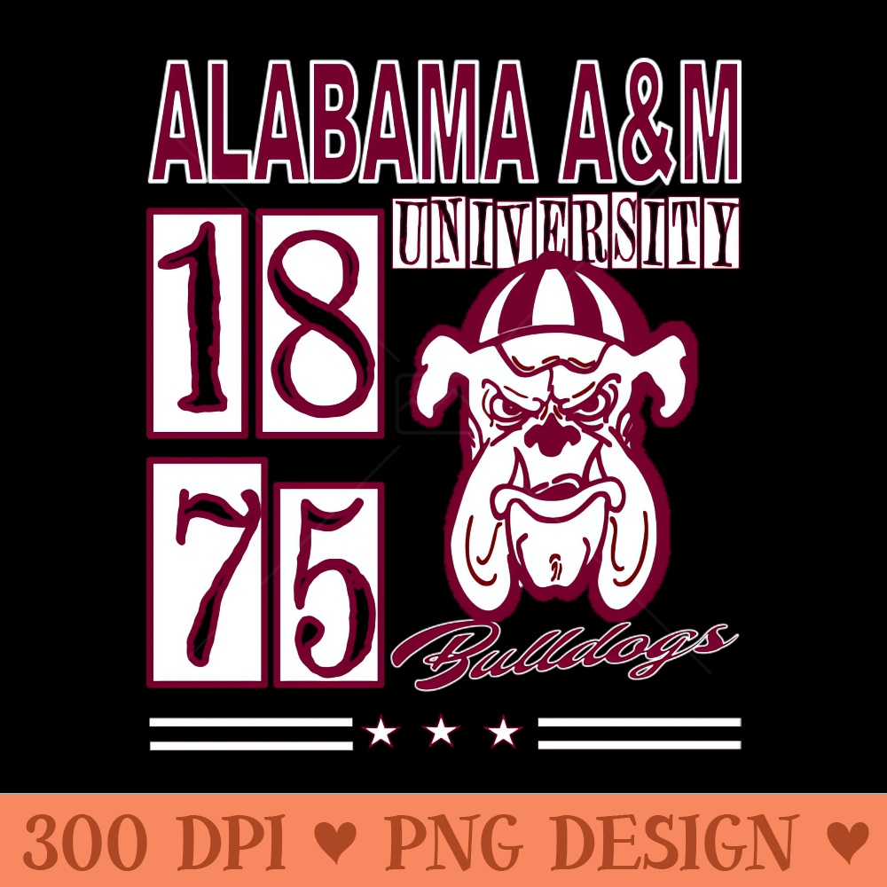 Alabama 1875 Au0026M University Vintage Style - PNG Artwork - Professional Design