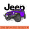 Purple Jeep Wrangler Rubicon - PNG Clipart - Professional Design