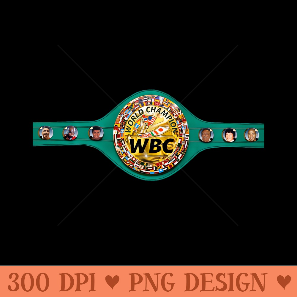 WBC Belt - Digital PNG Download - Unique
