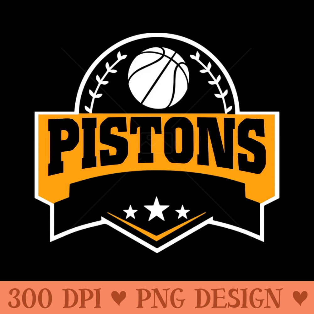 Personalized Basketball Pistons Proud Name Vintage Beautiful - PNG Download Store - Variety