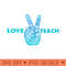 Love Peace Teach, Love To Teach Boho Hand - PNG File Download - Popularity