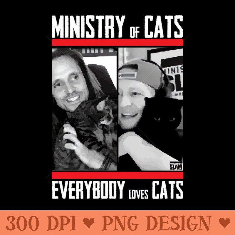 Ministry Of Cats Ministry Of Slam - Download PNG Graphics - High Quality 300 DPI