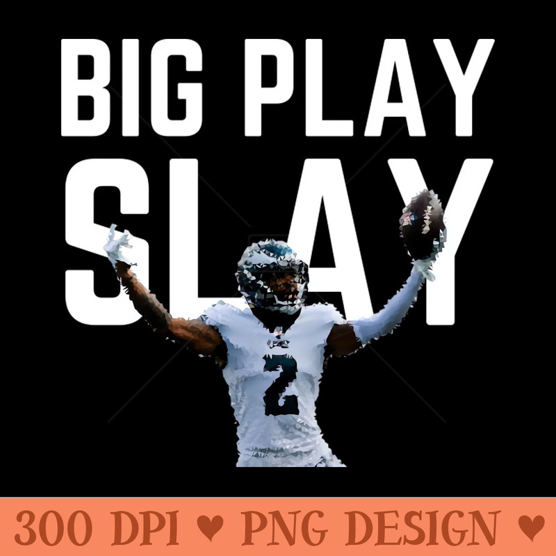 Big Play Slay Darius Slay White - Free PNG Downloads - High Quality 300 DPI