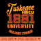 Tuskegee 1881 University Apparel - Transparent PNG - Professional Design