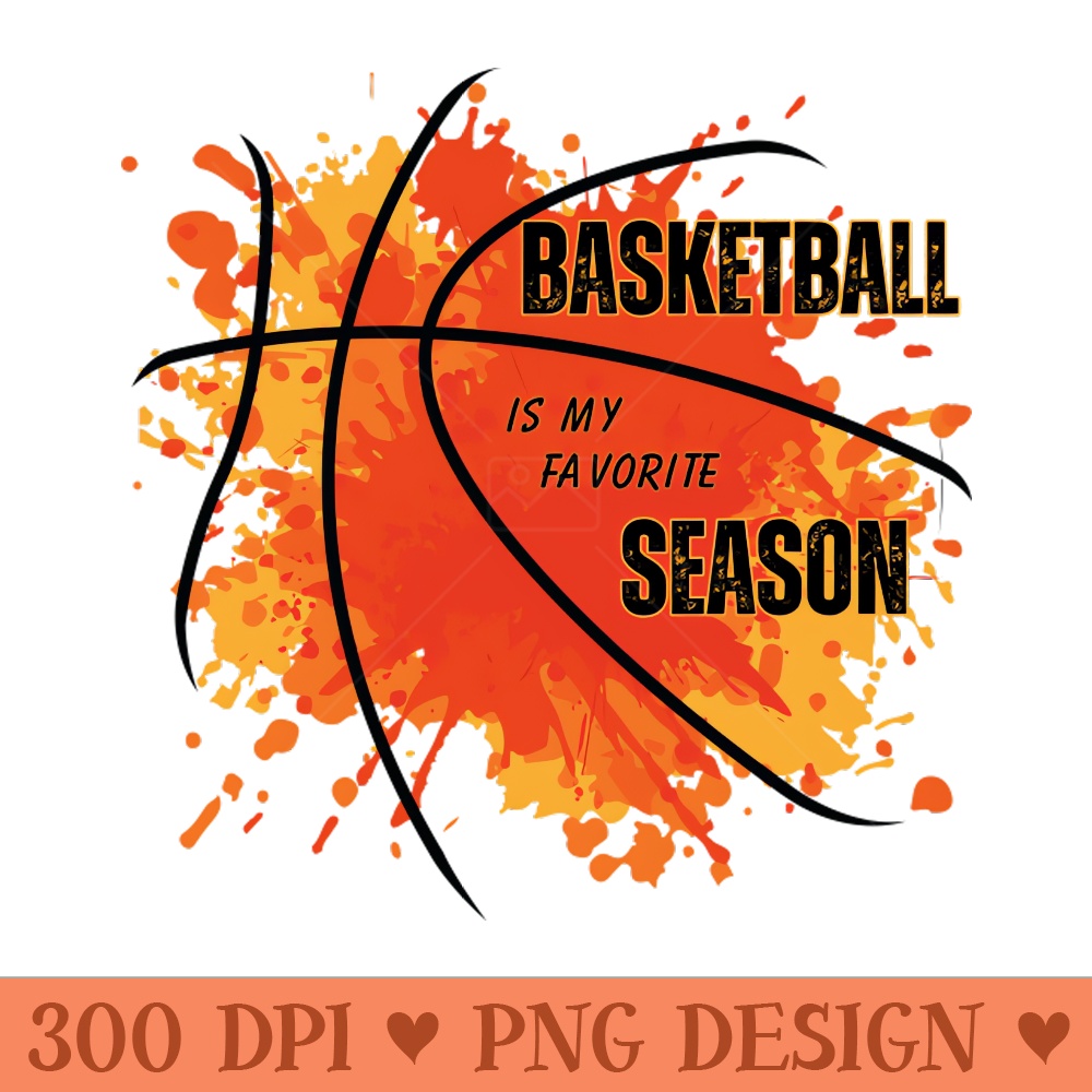 Hoops Harmony Basketball Design - Instant PNG Download - Customer Support