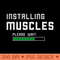 Funny Gym Muscle T - PNG Download Website - Unique