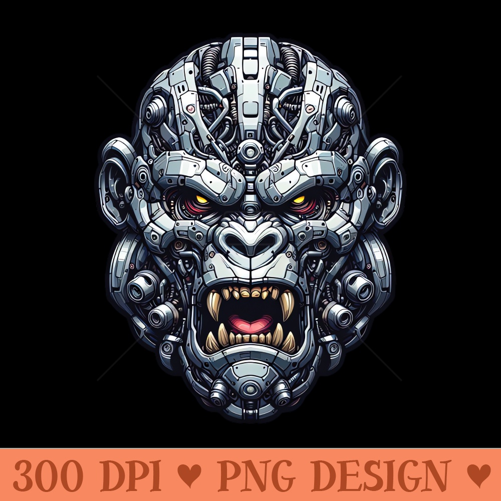 Mecha Apes S04 D71 - Transparent PNG - Unique