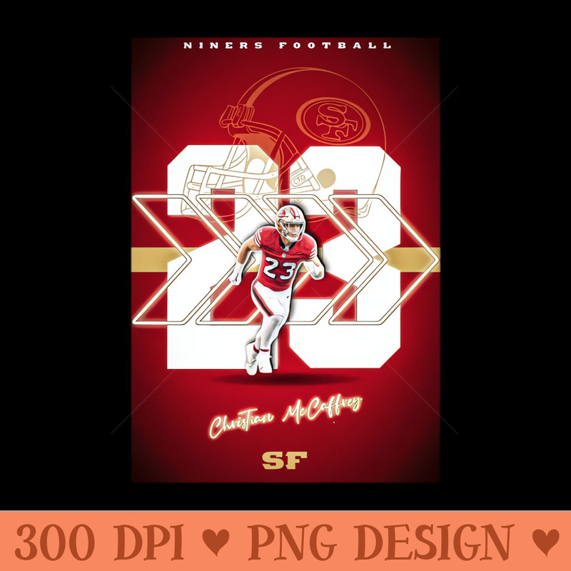 Christian McCaffrey - Download PNG Graphics - Professional Design