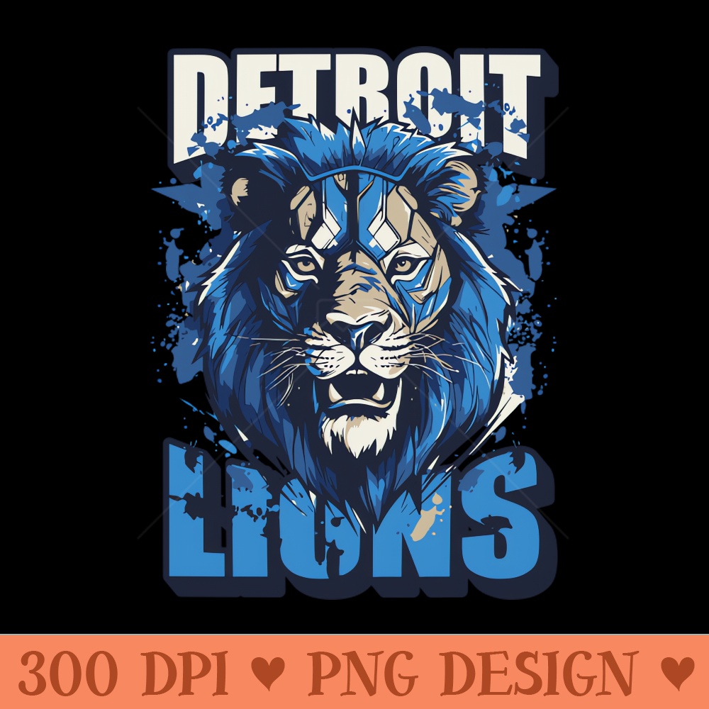 Detroit Lions - PNG Clipart - High Quality 300 DPI