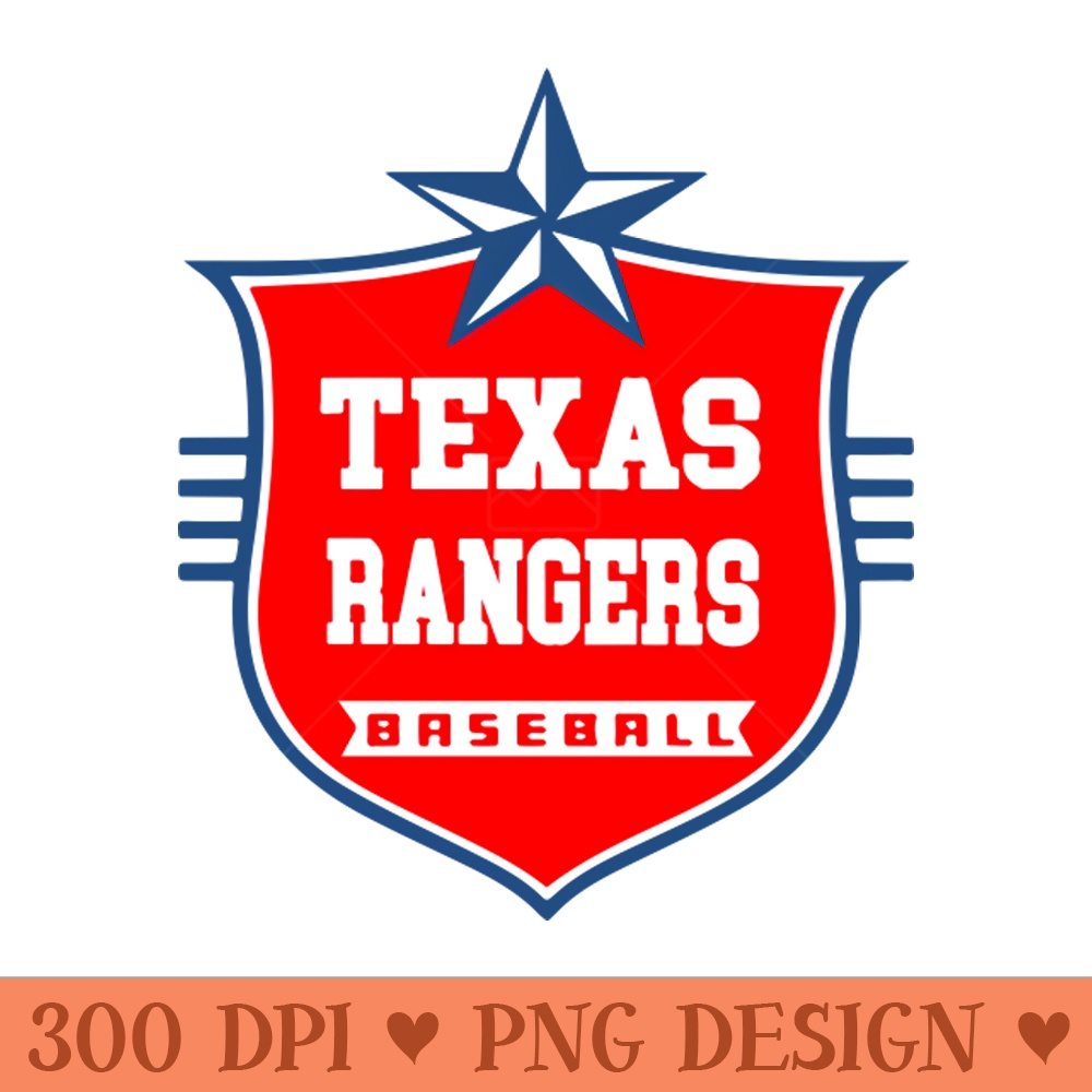 Texas Rangers Label - PNG Designs - Good Value