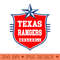 Texas Rangers Label - PNG Designs - Good Value