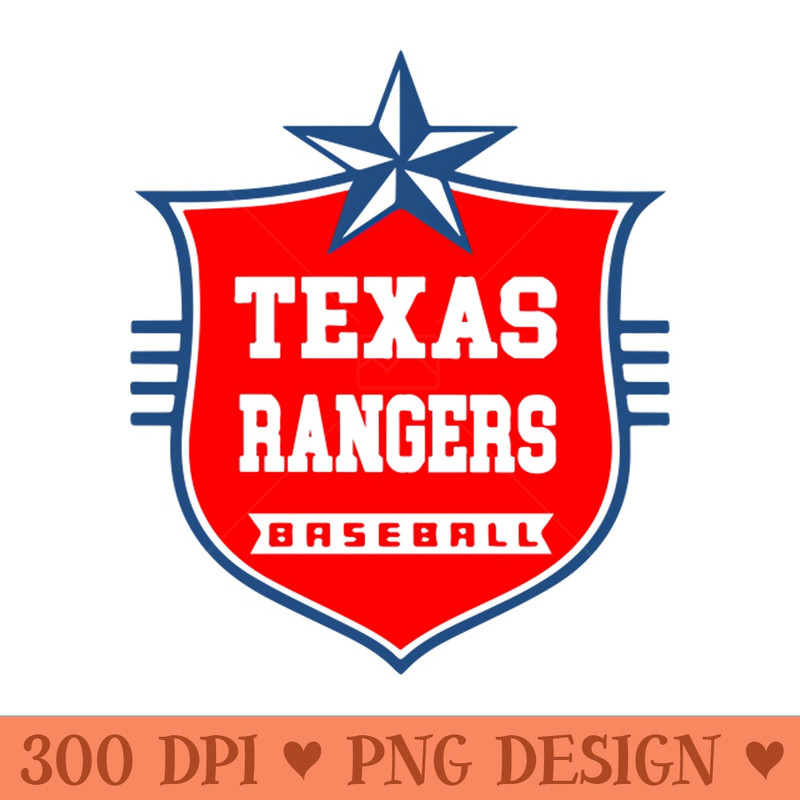 Texas Rangers Label - PNG Designs - Good Value