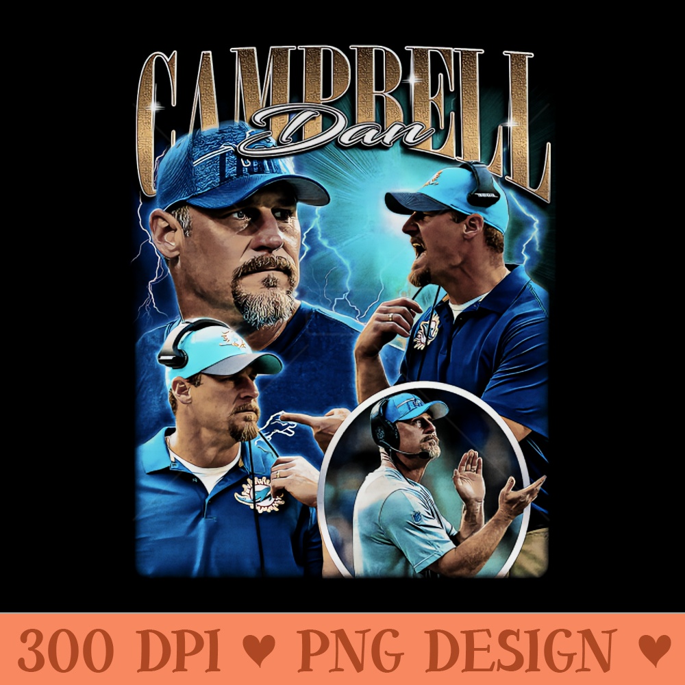 Coach Dan Campbell - PNG Clipart - Flexibility