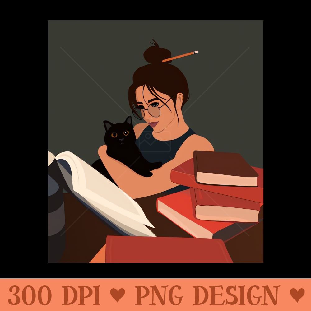 I Read Books And I Know Things - Digital PNG Files - Customer Support