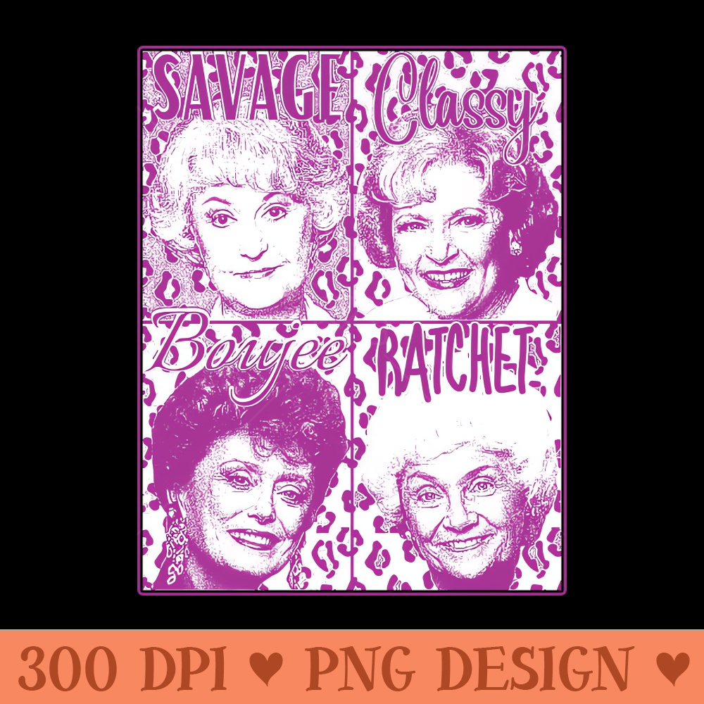 Golden Girls - PNG Artwork - Popularity