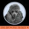 Poodle Miniature Toy Black Dog Art - Download PNG Graphics - Variety