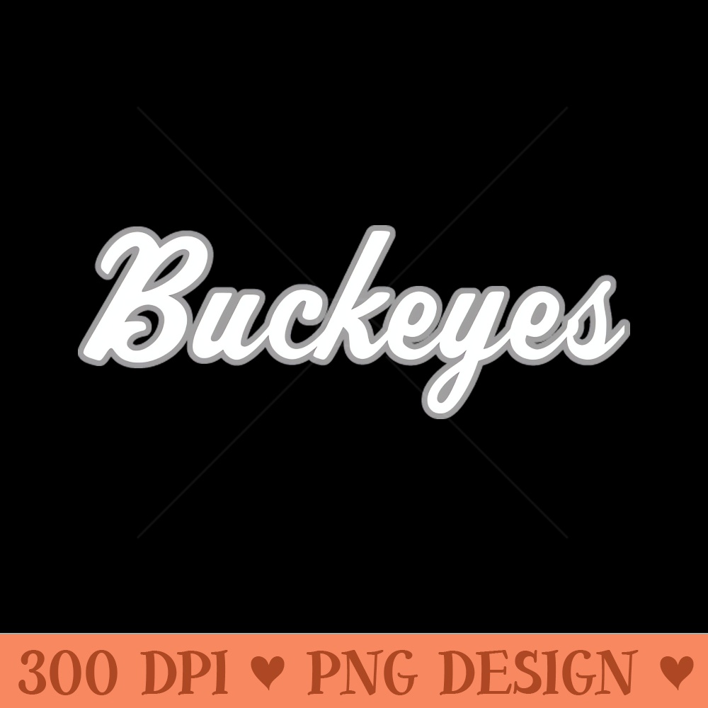 Buckeyes Script - Download PNG Graphics - Professional Design