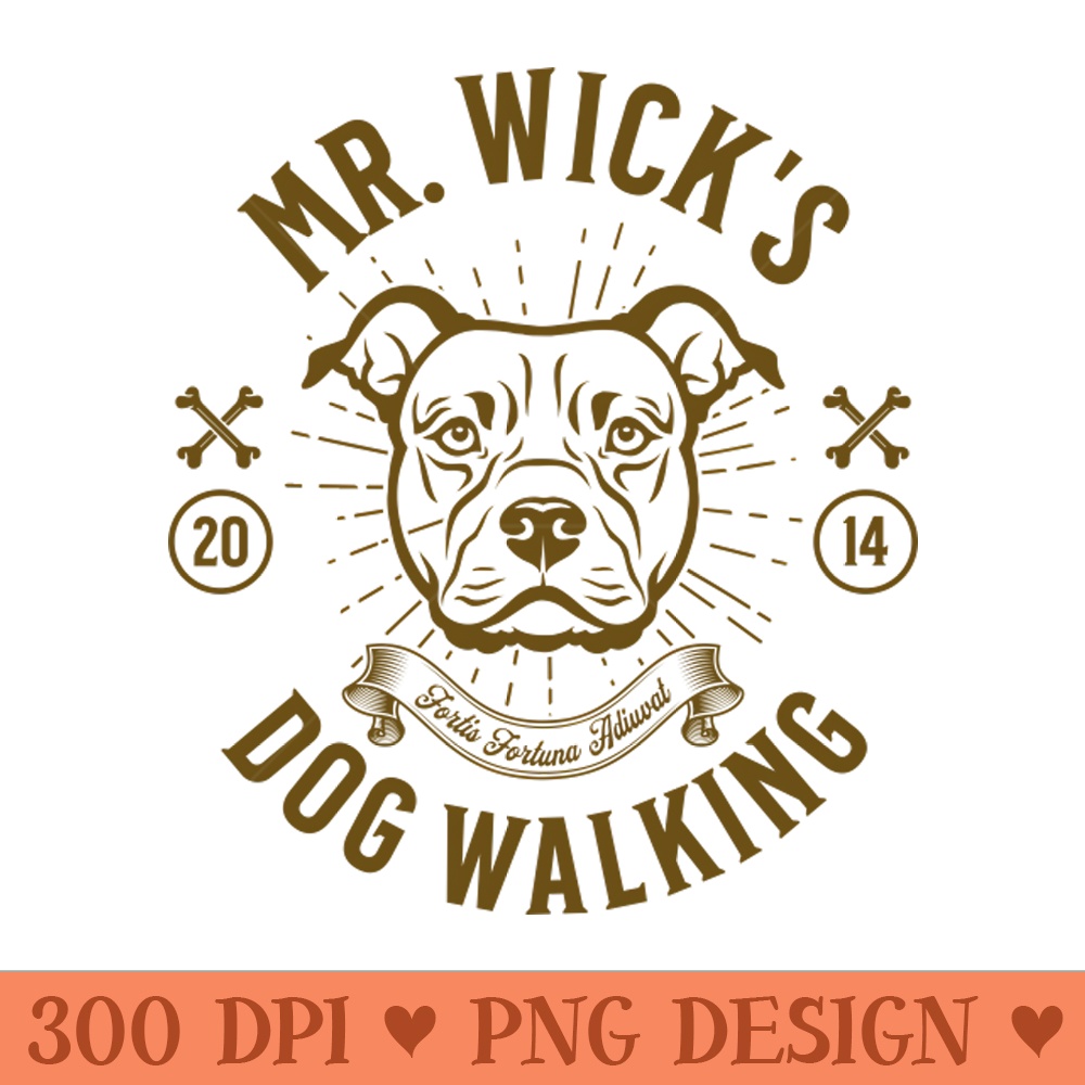 Mr. Wicks Dog Walking - PNG Graphics - Unique