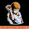 Reigen using his iconic salt splash - Download PNG Graphics - High Quality 300 DPI