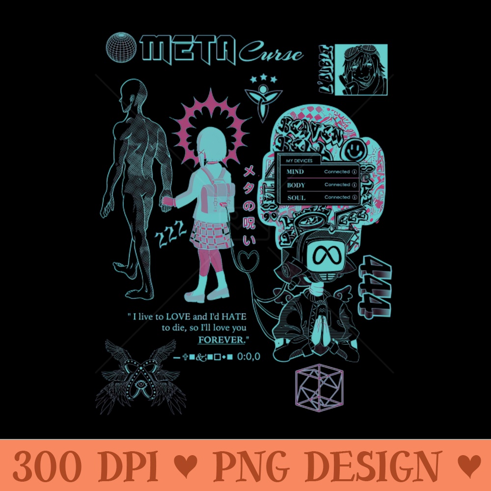 Meta Curse cyan - PNG Image Downloads - Good Value
