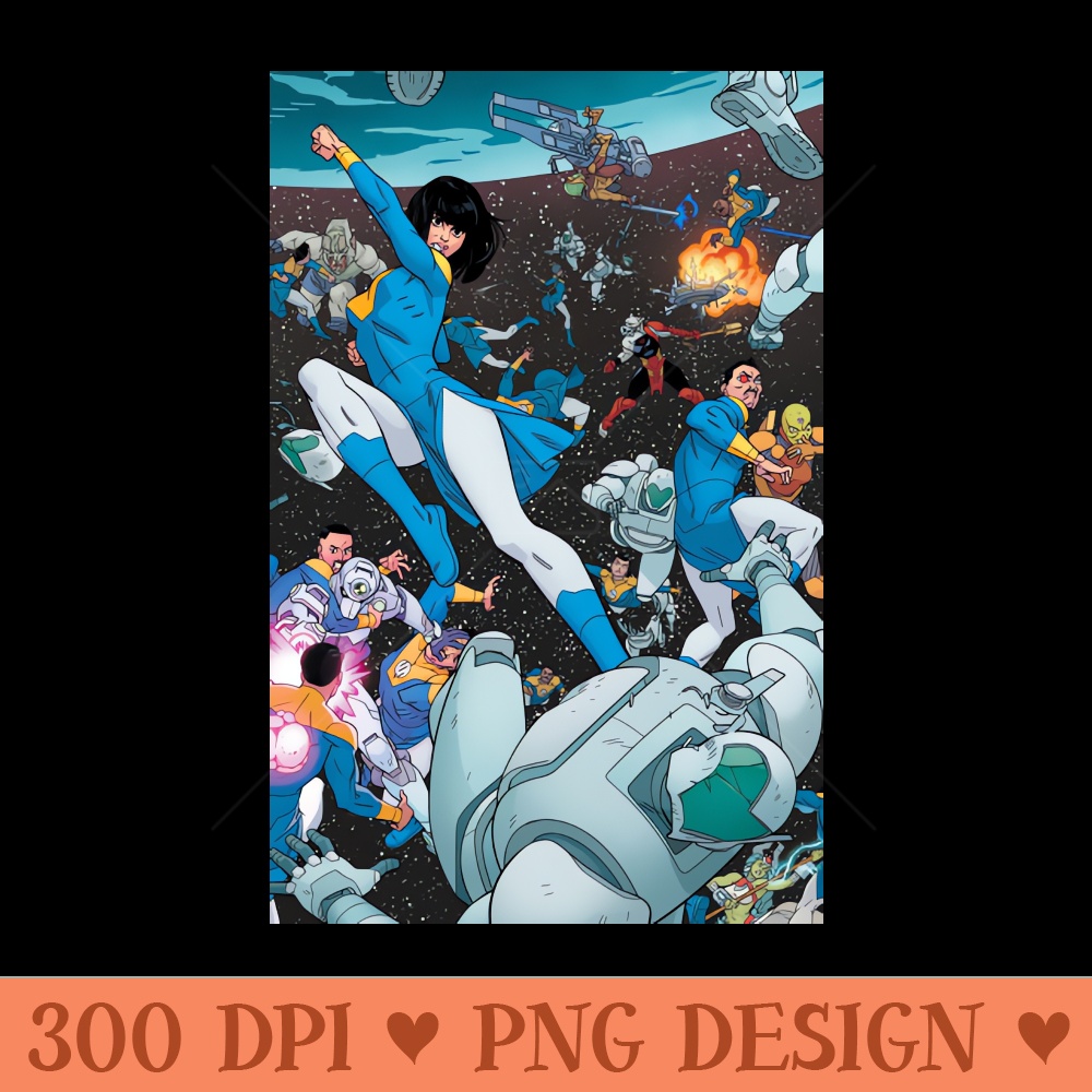 invincible scene - PNG Illustrations - Convenience