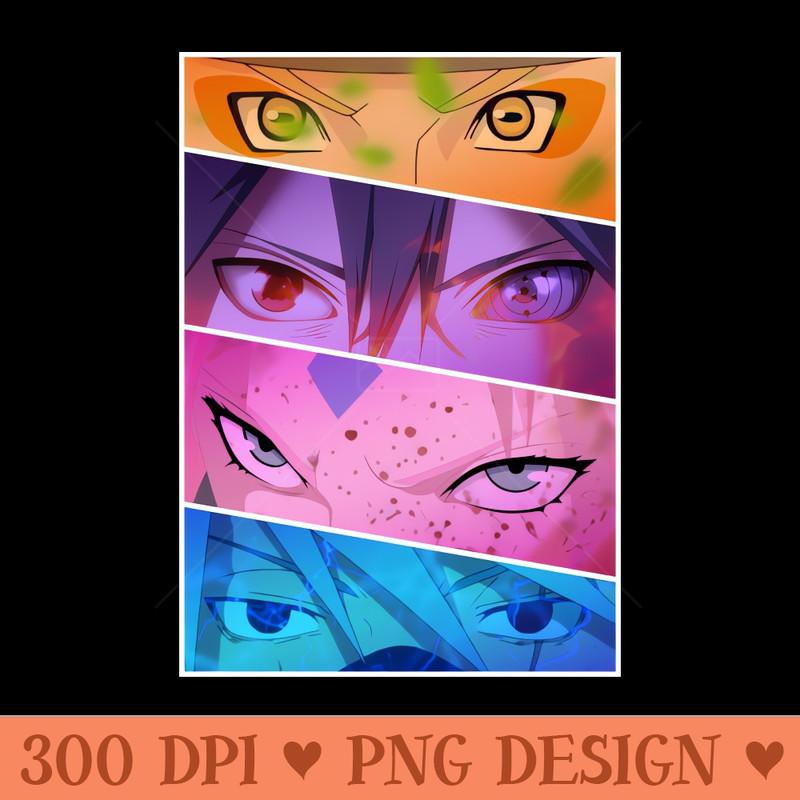 Eyes with Team Seven - PNG Designs - Unique