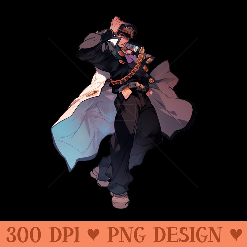 FIERCE JOTARO - Downloadable PNG - Variety