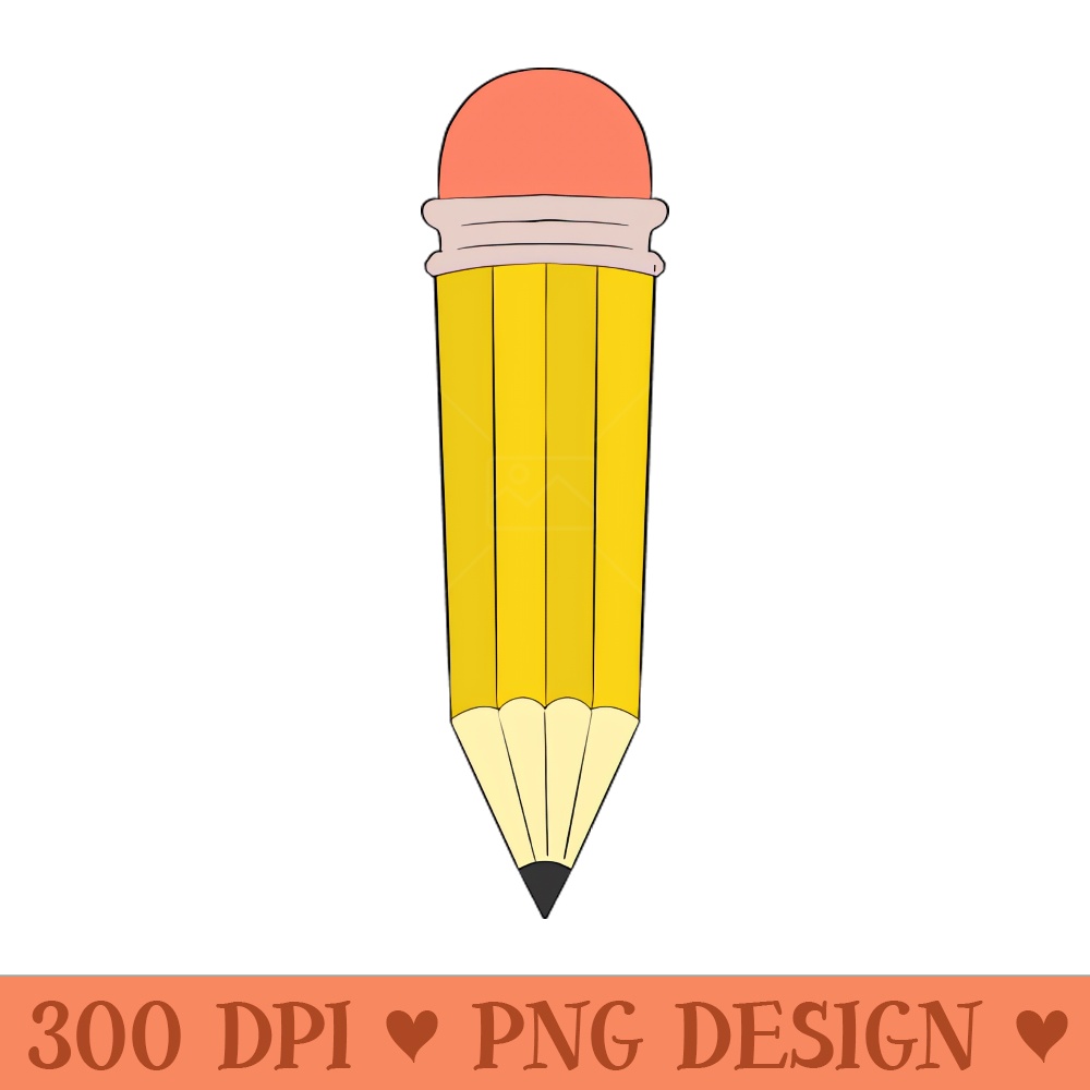 A Pencil - Instant PNG Download - High Quality 300 DPI