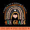 Leopard Rainbow 4th Grade Where The Adventure Begins - Digital PNG Graphics - Customer Support