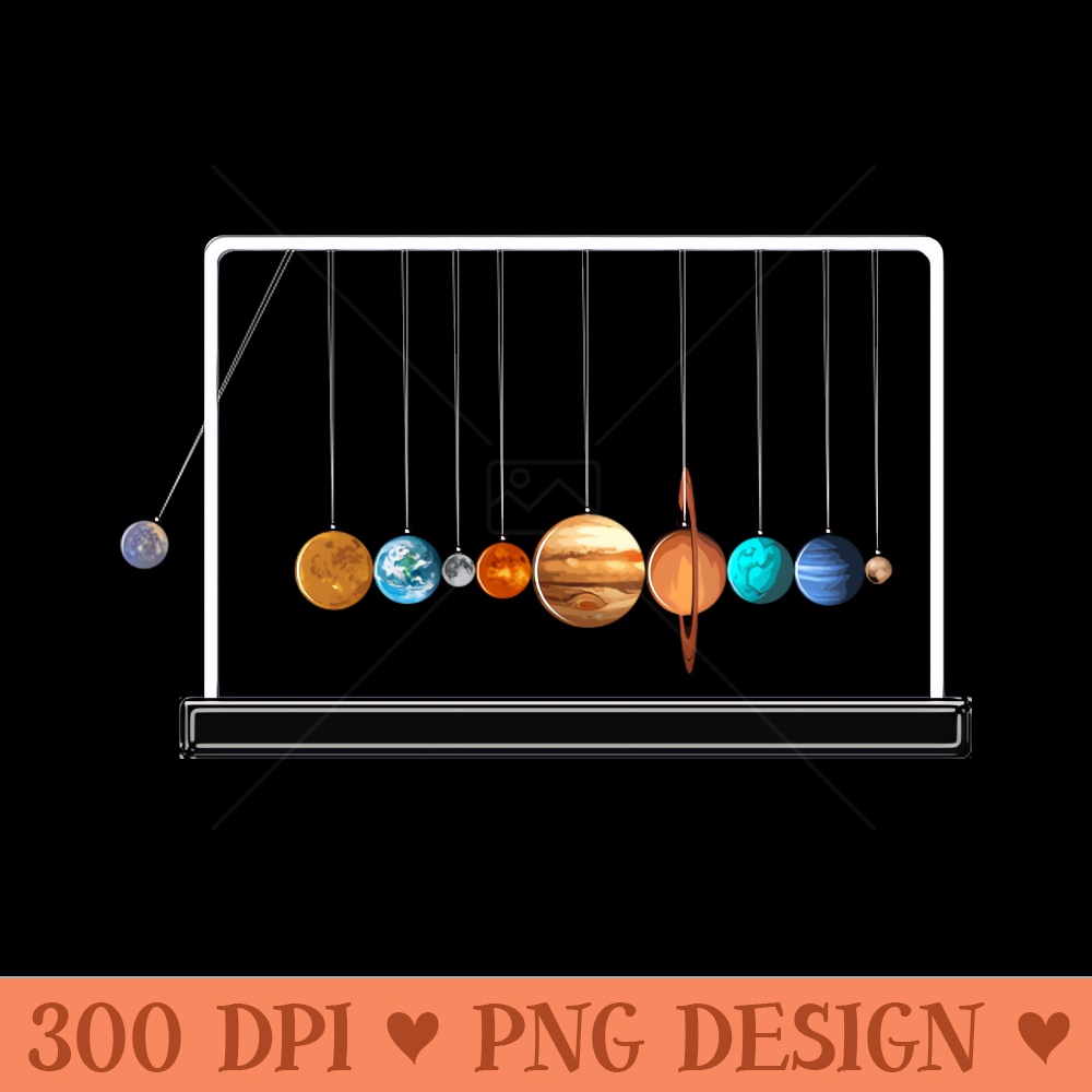 Newtons Space Balls Cradle - PNG Download Library - High Quality 300 DPI