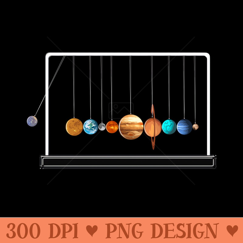 Newtons Space Balls Cradle - PNG Download Library - High Quality 300 DPI