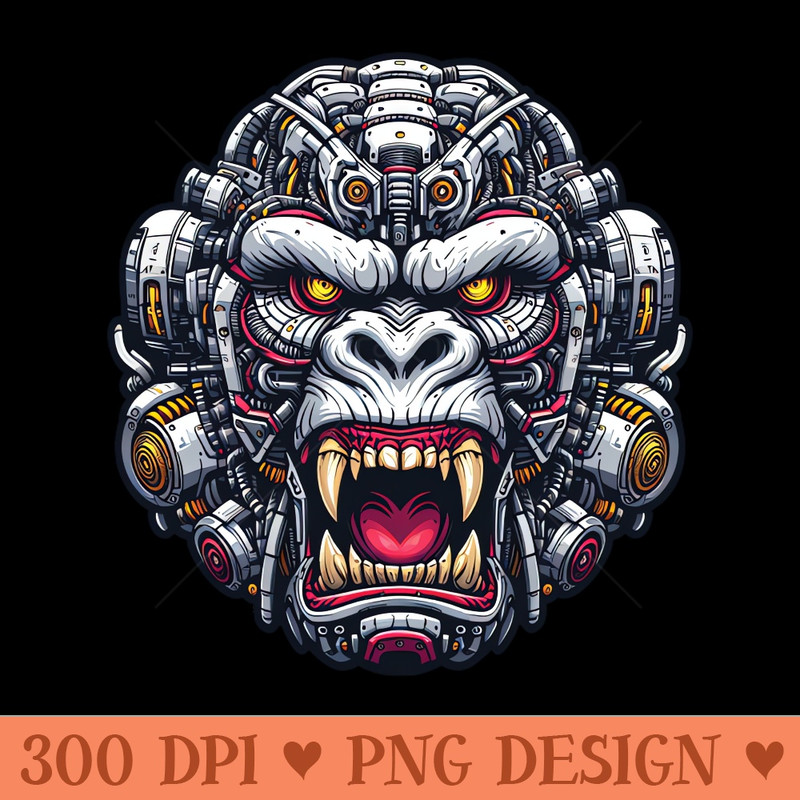 Mecha Apes S02 D79 - PNG Printables - Variety