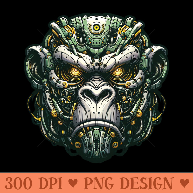 Mecha Apes S01 D43 - Instant PNG Download - Convenience