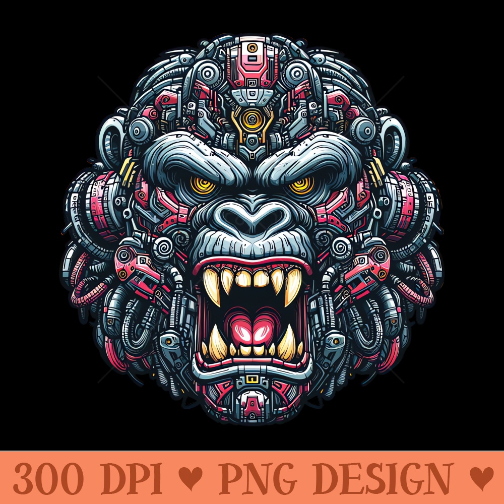 Mecha Apes S01 D81 - Digital PNG Graphics - Flexibility