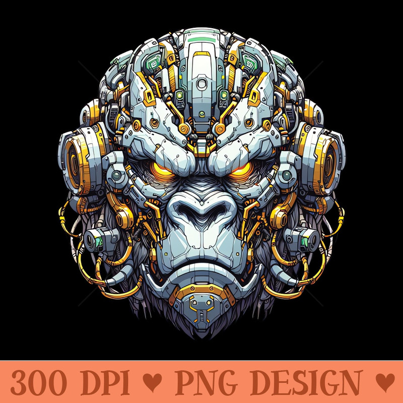 Mecha Apes S01 D58 - Sublimation PNG - Variety
