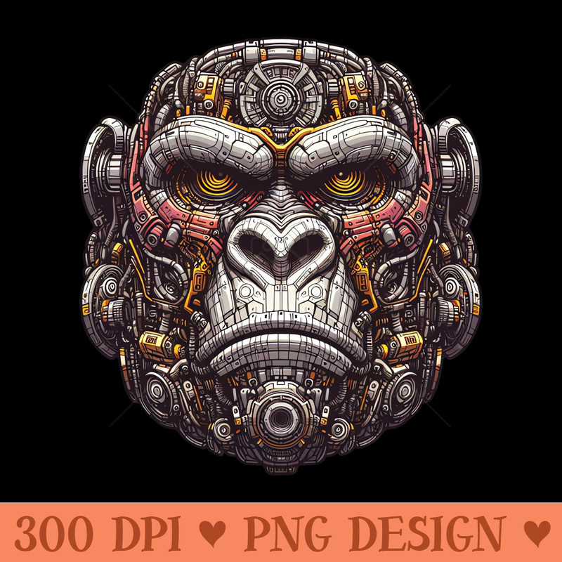 Mecha Apes S03 D87 - Vector PNG Download - Good Value