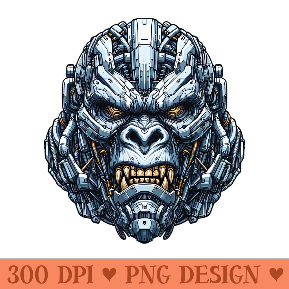 Mecha Apes S02 D88 - PNG Artwork - Variety