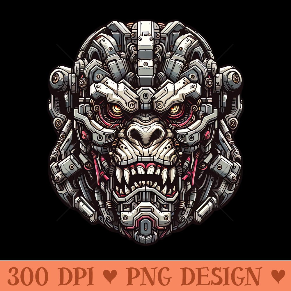 Mecha Apes S03 D17 - Downloadable PNG - Customer Support