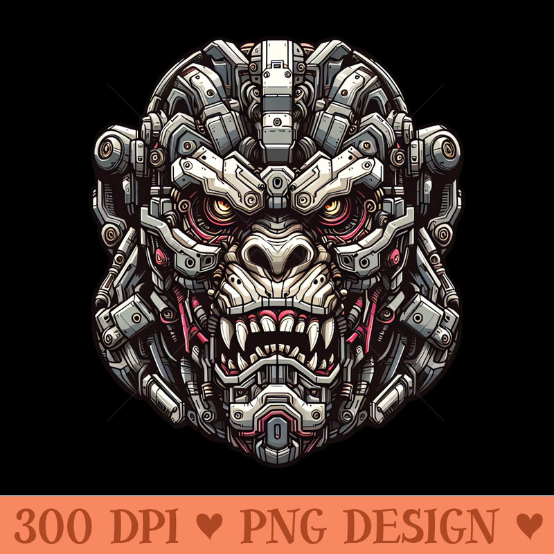 Mecha Apes S03 D17 - Downloadable PNG - Customer Support