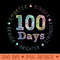 Smarter Kinder Stronger Brighter 100 Days Of School Teacher - Download PNG Graphics - Variety