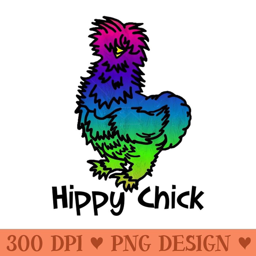 Tie dye Hippy Chick - Sublimation PNG Designs - Variety