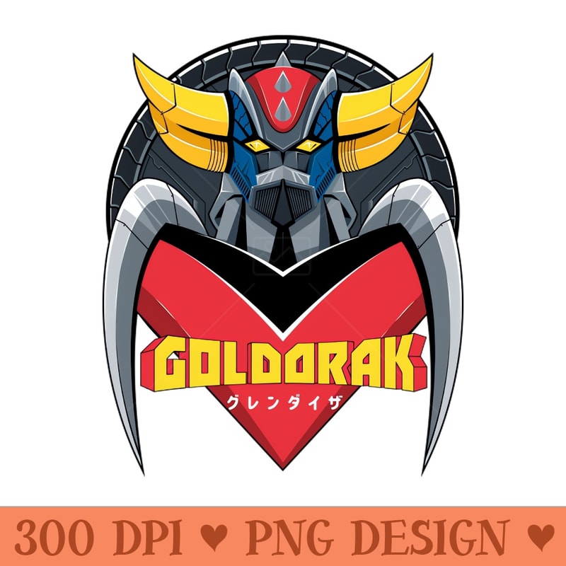 Goldorak ufo robot - PNG Graphics - Professional Design