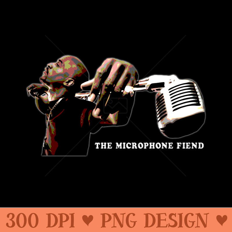 The Microphone Fiend - Premium PNG Downloads - Latest Updates
