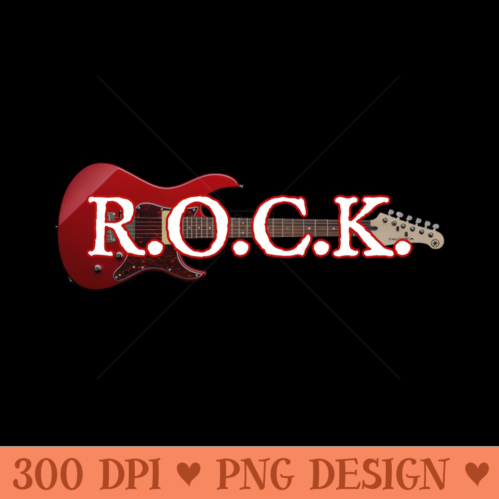 R.O.C.K. - PNG File Download - Professional Design